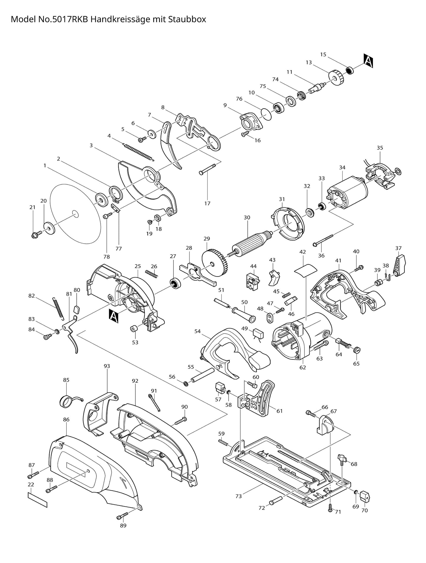 Makita 5017RKB Ersatzteile