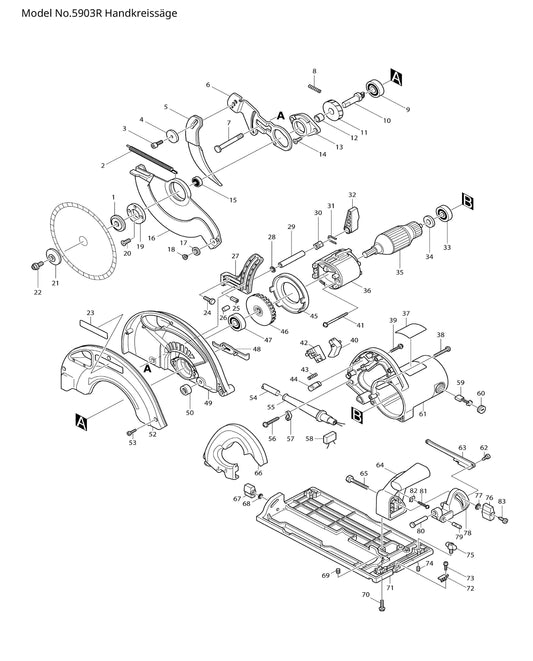 Makita 5903R Ersatzteile