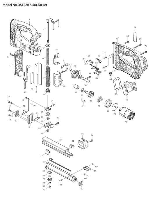 Makita DST220 Ersatzteile