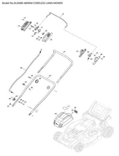 Makita DLM480 Ersatzteile