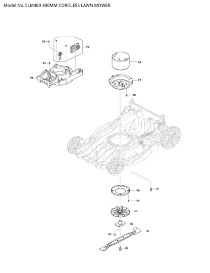 Makita DLM480 Ersatzteile