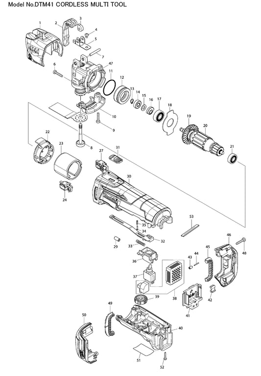 Makita DTM41 Ersatzteile