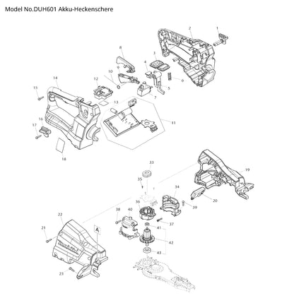 Makita DUH601 Ersatzteile
