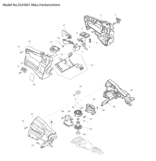 Makita DUH601 Ersatzteile