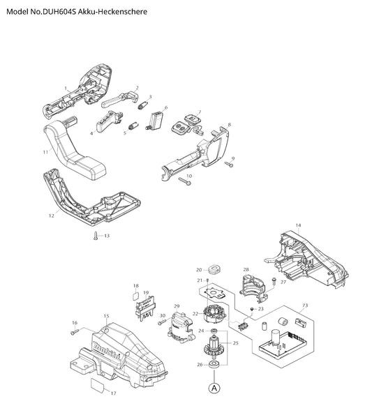 Makita DUH604S Ersatzteile
